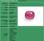 9.45 Carat/ 10.3 Ratti Burma Ruby Gemstone