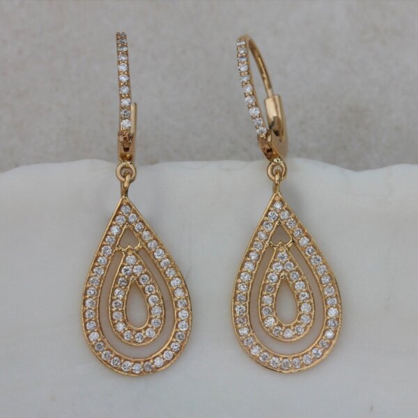 Dangle & Drop Lab Grown Diamond Earrings