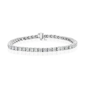 Round Lab Grown Diamond/ CVD Diamond Tennis Bracelet