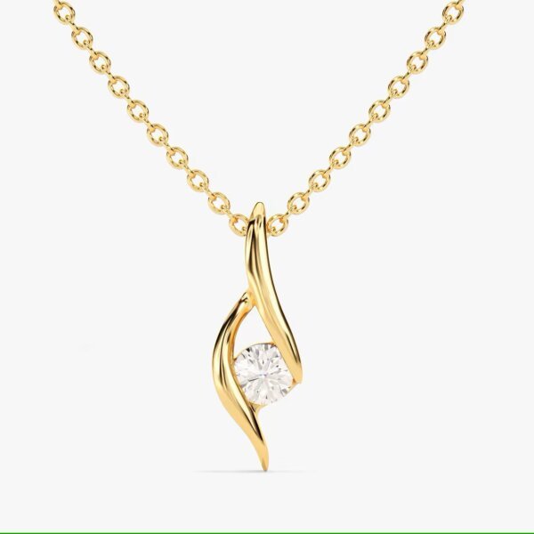 Dainty Lab Grown Diamond Pendant