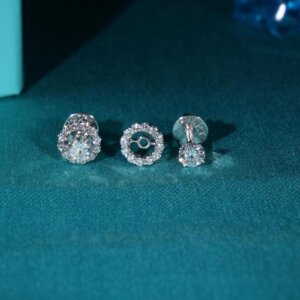 CVD Diamond Detachable Earrings and Studs