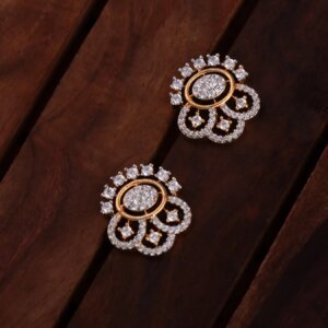 Classic Lab Grown Diamond Mangalsutra with Earrings