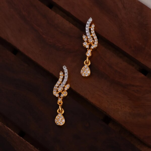 Sparkling Vows CVD Diamond Mangalsutra with Earrings