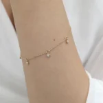 Chain Bracelet with CVD Diamond Charms