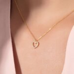 Heart Shape Minimalist CVD Diamond Pendant