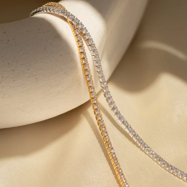 Dainty Lab Grown Diamond/ CVD Diamond Tennis Bracelet