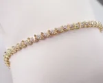 Lab Grown Diamond Snake Tennis Bracelet