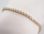 Lab Grown Diamond Snake Tennis Bracelet