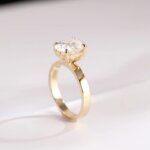 Oval Lab Grown Diamond/ CVD Diamond Engagement Ring