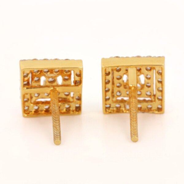 Double Layered Lab Grown Diamond/ CVD Diamond Stud Earrings