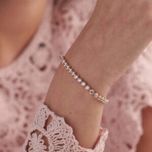 Lab Grown Diamond/ CVD Diamond Tennis Bracelet