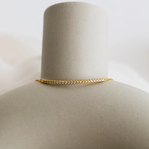 Minimalist CVD Diamond/ Lab Grown Diamond Bracelet