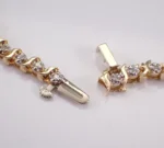 Lab Grown Diamond Snake Tennis Bracelet