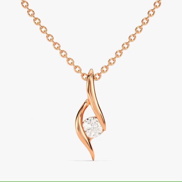 Dainty Lab Grown Diamond Pendant