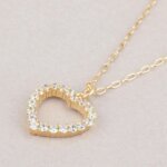 Heart Shape Minimalist CVD Diamond Pendant