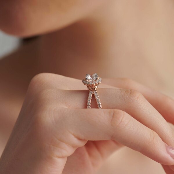 Lab Grown/ CVD Diamond Engagement Ring for Women