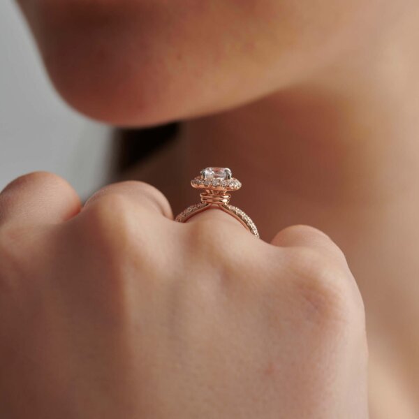 Lab Grown/ CVD Diamond Engagement Ring for Women