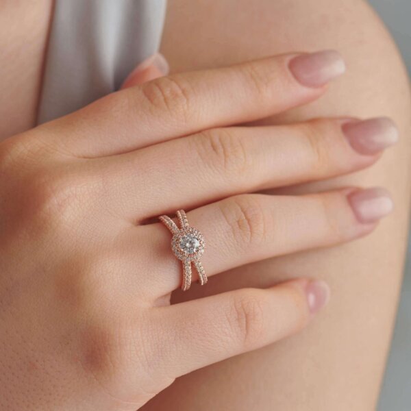 Lab Grown/ CVD Diamond Engagement Ring for Women