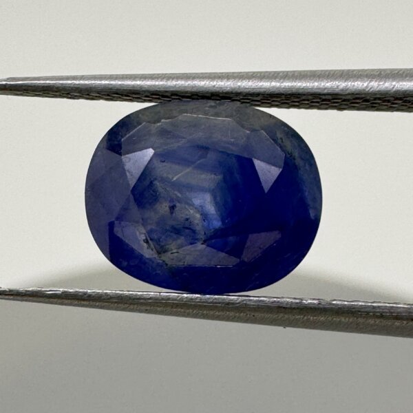 3.78 Carat Kashmiri Blue Sapphire Loose Gemstone