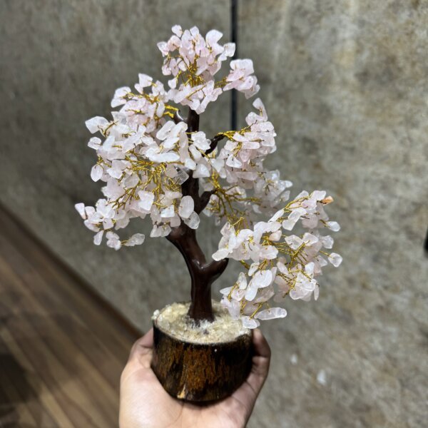 Natural Rose Quartz Tree For Love