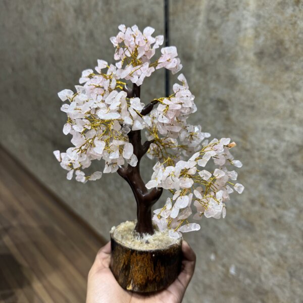 Natural Rose Quartz Tree For Love