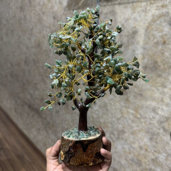 Natural Green Jade Tree For Good Fortune