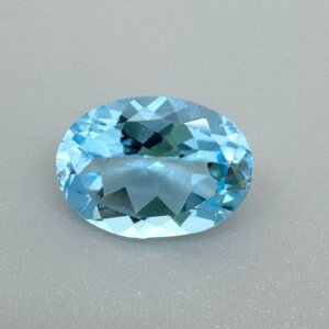 Natural 7.40 Carat/ 8.21 Ratti Blue Topaz Loose Gemstone