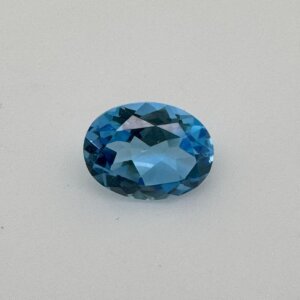 Natural 1.54 Carat/ 1.70 Ratti Blue Topaz Loose Gemstone