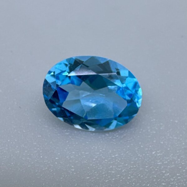 Natural 1.54 Carat/ 1.70 Ratti Blue Topaz Loose Gemstone