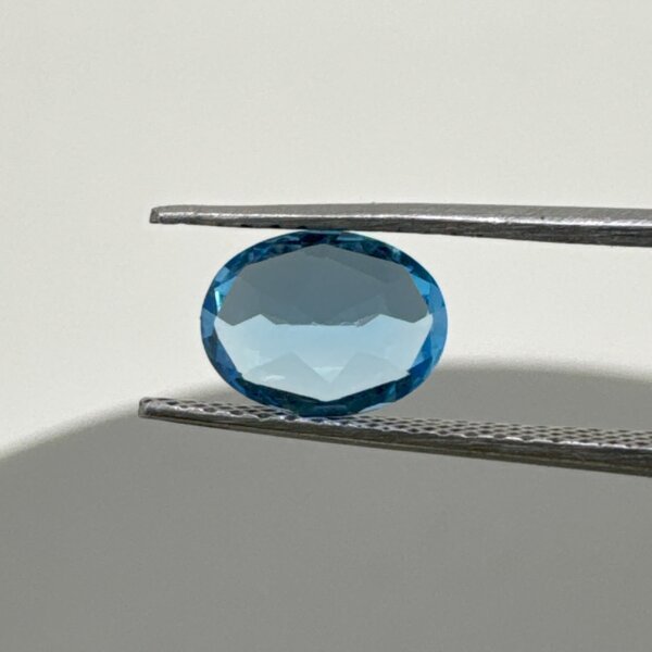 Natural 1.54 Carat/ 1.70 Ratti Blue Topaz Loose Gemstone