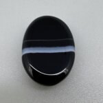 Natural 18.29 Carat/ 20.30 Ratti Black Agate (Sulemani Hakik) Loose Gemstone