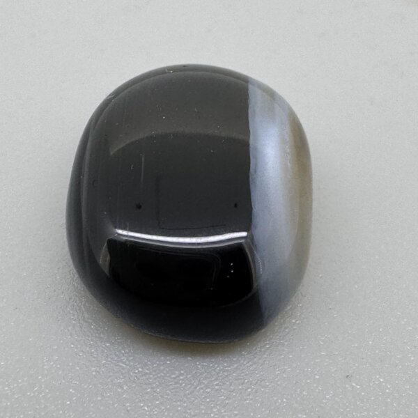 Natural 13.06 Carat/ 14.49 Ratti Black Agate (Sulemani Hakik) Loose Gemstone