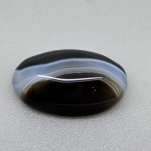 Natural 14.80 Carat/ 16.42 Ratti Black Agate (Sulemani Hakik) Loose Gemstone