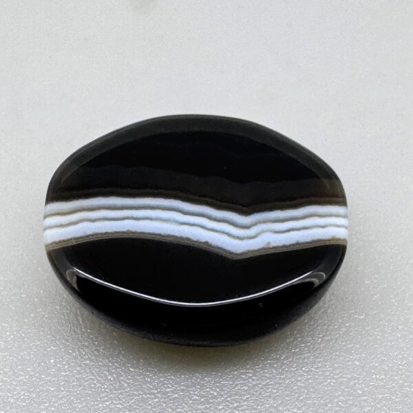 Natural 14.32 Carat/ 15.89 Ratti Black Agate (Sulemani Hakik) Loose Gemstone