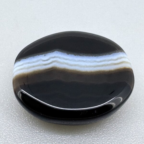 Natural 14.32 Carat/ 15.89 Ratti Black Agate (Sulemani Hakik) Loose Gemstone