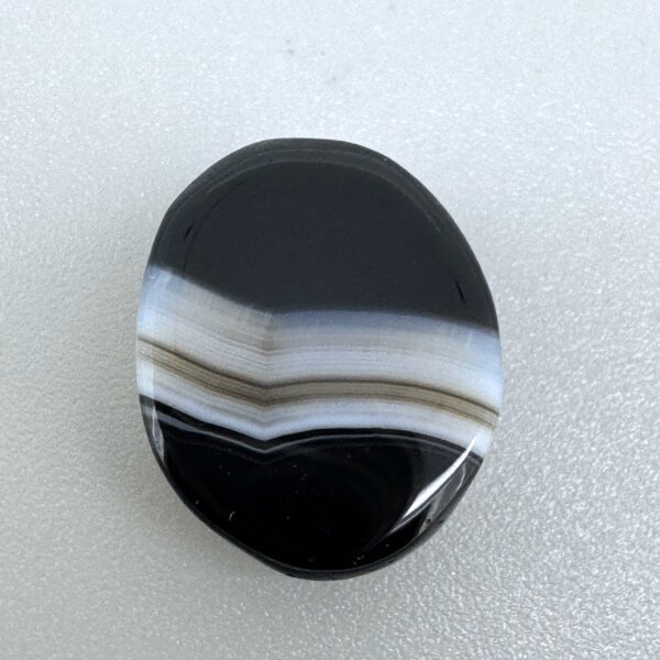 Natural 13.60 Carat/ 15.09 Ratti Black Agate (Sulemani Hakik) Loose Gemstone