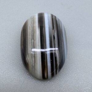 Natural 10.48 Carat/ 11.63 Ratti Black Agate (Sulemani Hakik) Loose Gemstone