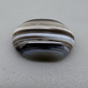 Natural 10.48 Carat/ 11.63 Ratti Black Agate (Sulemani Hakik) Loose Gemstone