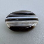 Natural 10.48 Carat/ 11.63 Ratti Black Agate (Sulemani Hakik) Loose Gemstone
