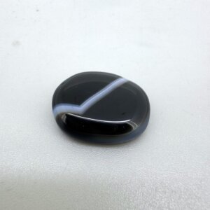 Natural 19.08 Carat/ 21.17 Ratti Black Agate (Sulemani Hakik) Loose Gemstone