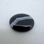 Natural 14.69 Carat/ 16.30 Ratti Black Agate (Sulemani Hakik) Loose Gemstone