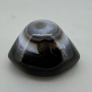 Natural 32.64 Carat/ 36.23 Ratti Black Agate (Sulemani Hakik) Loose Gemstone