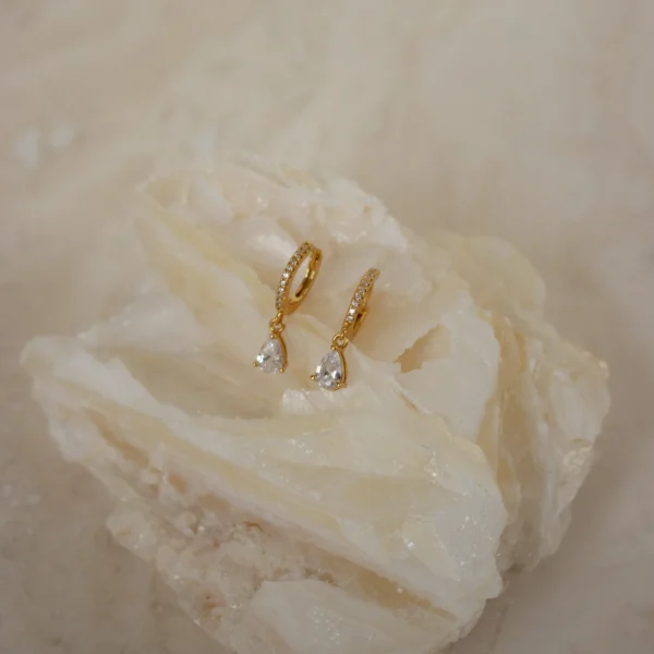 Teardrop Lab Grown Diamond Earrings