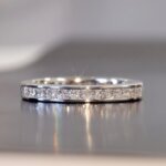 Classic Channel-Set CVD Diamond Band- Wedding Ring