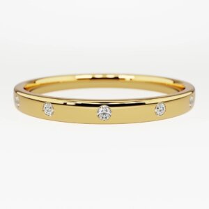 Scattered Lab Grown Diamond Band