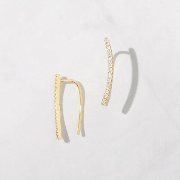 CVD Diamond Ear Climbers