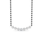 Seven-Stone CVD Diamond Mangalsutra in Gold