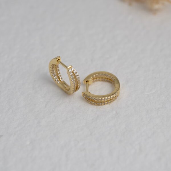 Simple and Decent Dainty CVD Diamond Earrings