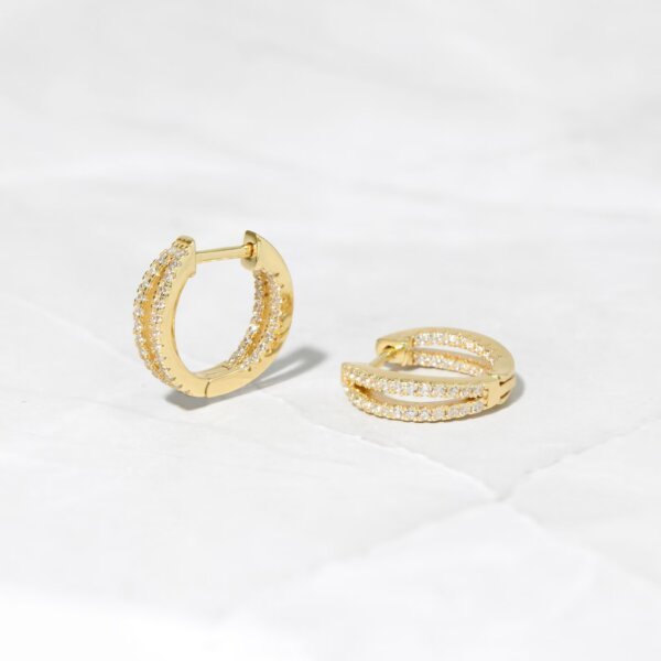 Simple and Decent Dainty CVD Diamond Earrings