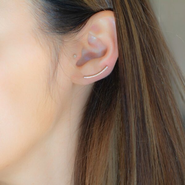 CVD Diamond Ear Climbers